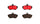 Brembo Front Disc Brake Pad Set for 01-02 Cabrio (P85032N)