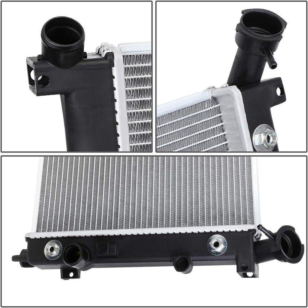 OEM-RA-2728 OE Style Aluminum Core Radiator Compatible with 02-07 Rendezvous, 05-06 Terraza/Uplander/Relay AT, 30-1/8" W X 14-13/16" H X 5/8" D, 1-3/8" Inlet, 1-3/8" Outlet