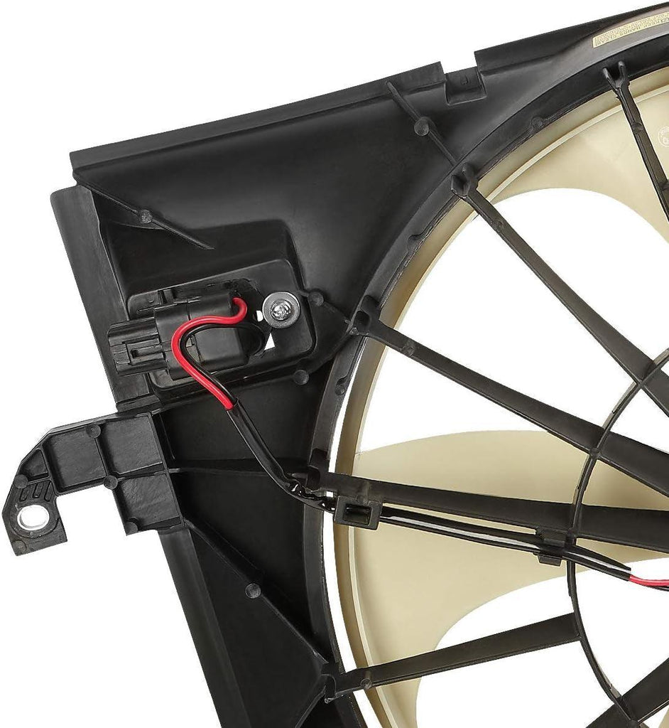 OEM-RF-0082 Factory Style Radiator Cooling Fan Assembly Cooling Efficiency Improved Direct Replacement [Compatible with 09-10 Dodge Ram 1500 Pickup]
