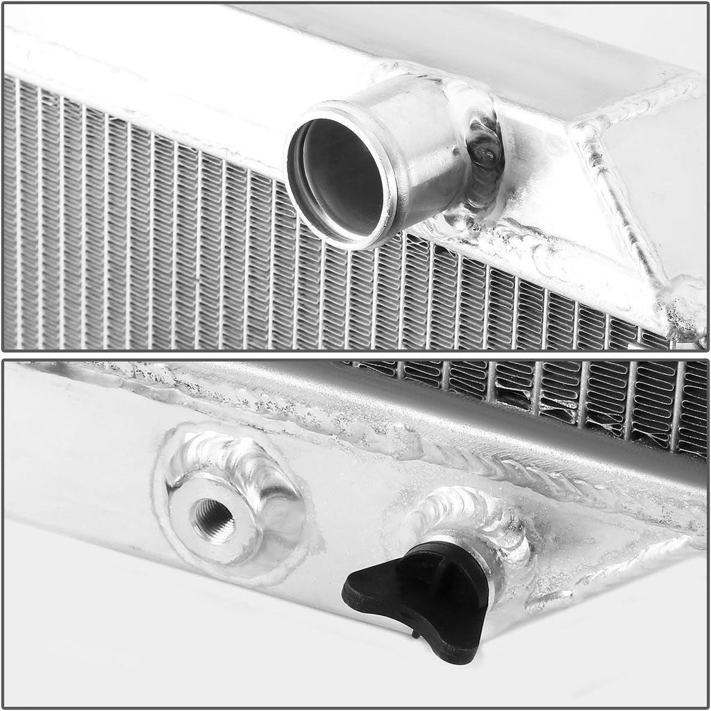 RA-CHARGER6622C-3 3-Row Full Aluminum Racing Radiator Compatible with 68-74 Charger/Challenger/Barracuda/Belvedere