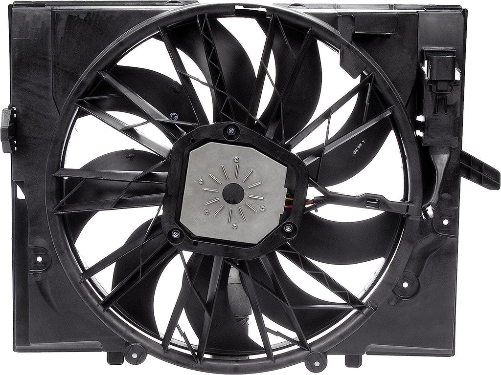 Dorman 621-211 Engine Cooling Fan Assembly Compatible with Select BMW Models, Black