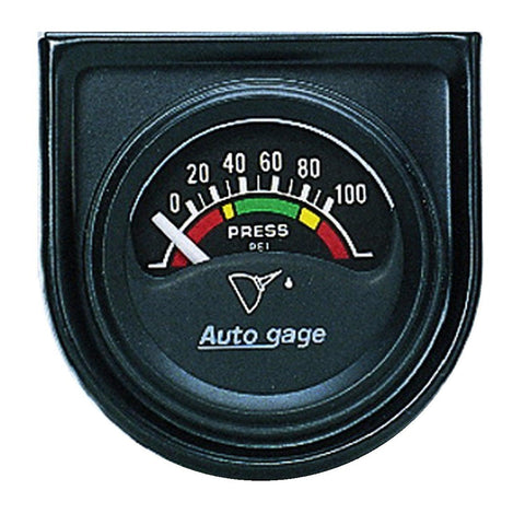 1-1/2-1/16 in. OIL PRESSURE 0-100 PSI AUTO GAGE