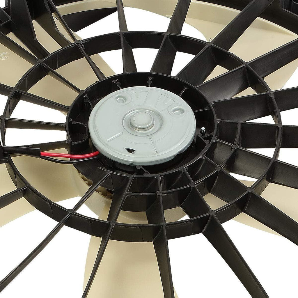 OEM-RF-0082 Factory Style Radiator Cooling Fan Assembly Cooling Efficiency Improved Direct Replacement [Compatible with 09-10 Dodge Ram 1500 Pickup]