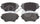 ADVICS AD0862 Disc Brake Pad Set