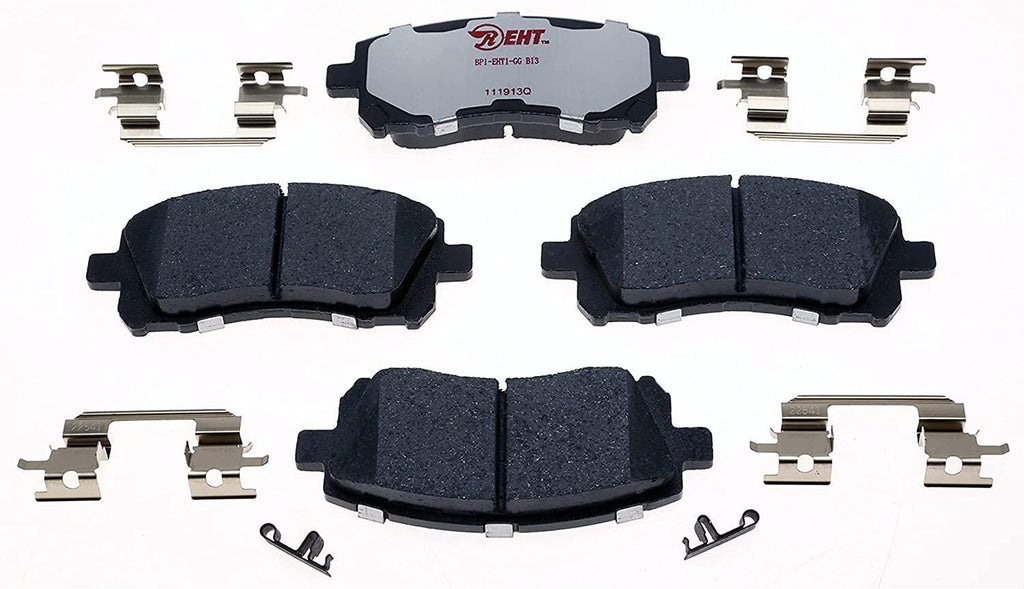 Premium Raybestos Element3 EHT™ Replacement Front Brake Pad Set for Select 1998-2002 Chevrolet Prizm and 1998-2002 Toyota Corolla Model Years (EHT741H)