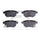 Rear Disc Brake Pad Set for Prius, Prius Prime, Corolla+More (1311-1423-00)