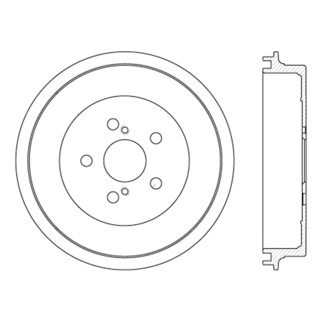 Centric Brake Drum for 09-19 Corolla 122.44050