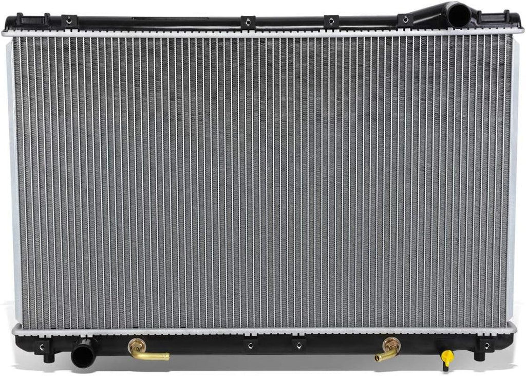 OEM-RA-1746 OE Style 1-Row Aluminum Core Radiator Replacement Compatible with 95-99 Camry V6/Avalon AT, 27-7/8" W X 16-3/4" H X 1" D, 1-5/16" Inlet, 1-5/16" Outlet