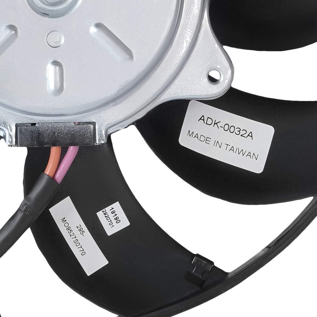 OEM-RF-0296 Factory Style Radiator Cooling Fan Assembly Cooling Efficiency Improved Direct Replacement [Compatible with 2002-2008 A4 Fits 1. 8T 2. 0T & Quattro Models]