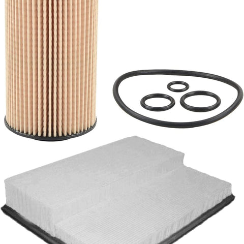 Bosch 3477 & 5344WS Premium Oil Filter and Air Filter Bundle