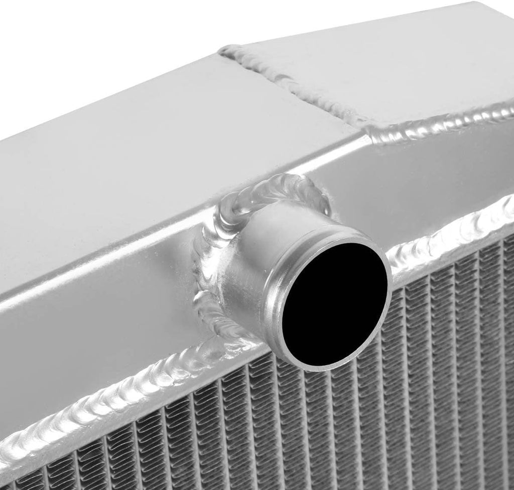 RA-FML54-3 3-Row Full Aluminum Radiator 22" X 26" X 3.5" [Compatible with 54-56 Ford Ranch Wagon/Mainline/Customline/Crestline/Country Squire/Country Sedan / 55-56 Fairlane]