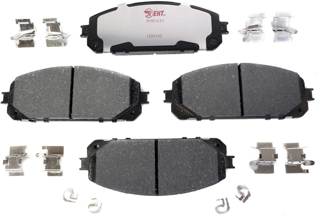 Premium Raybestos Element3 EHT™ Replacement Front Brake Pad Set for Select 1998-2002 Chevrolet Prizm and 1998-2002 Toyota Corolla Model Years (EHT741H)