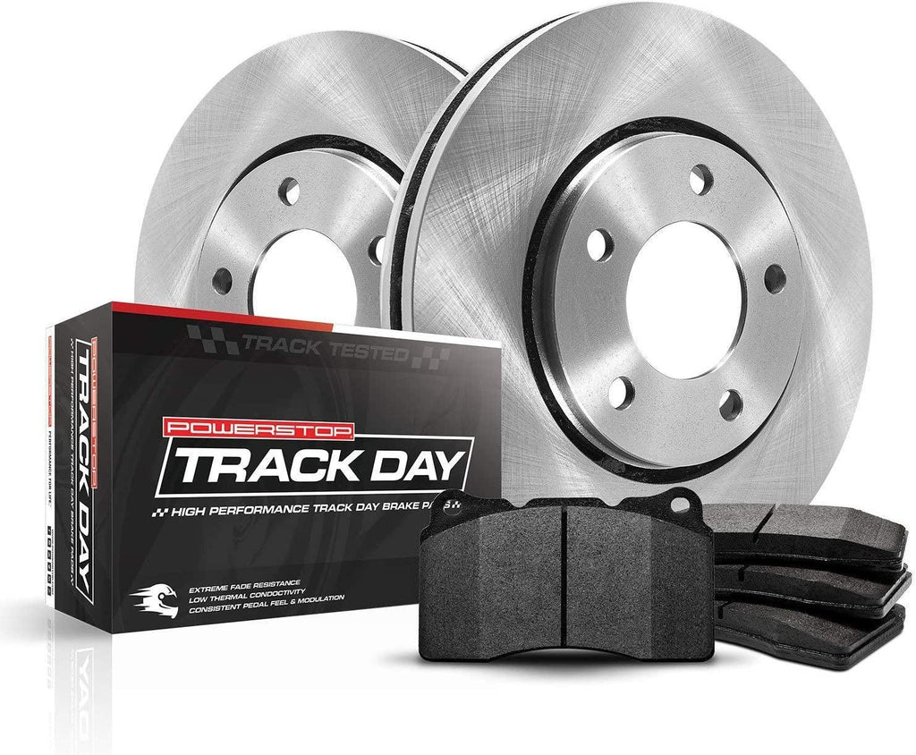 TDBK2391 Track Day Rear Brake Kit- Brake Rotors and Brake Pads