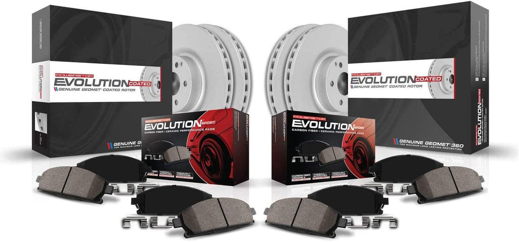 CRK5749 Front and Rear Z23 Evolution Geomet Coated Brake Kit