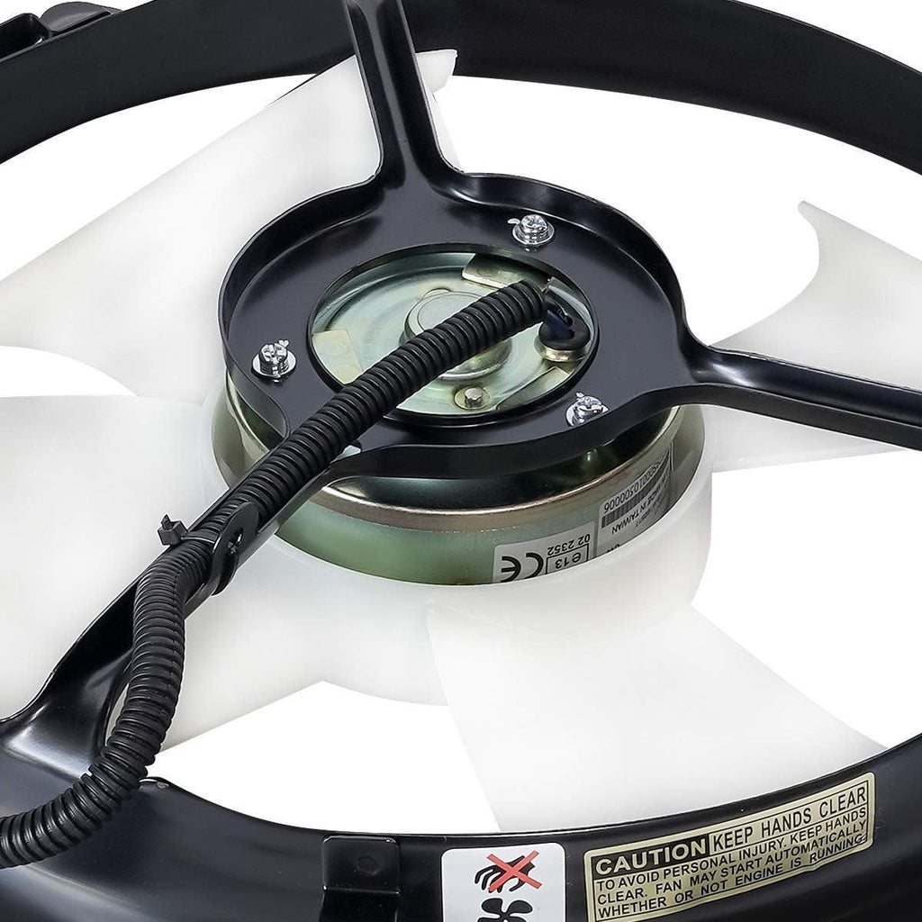 OEM-RF-0198 Factory Style Radiator Cooling Fan Assembly Cooling Efficiency Improved Direct Replacement [Compatible with 1999-2004 Odyssey]