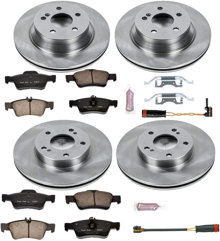 KOE6602 Autospecialty Front and Rear Replacement Brake Kit-Oe Brake Rotors & Ceramic Brake Pads