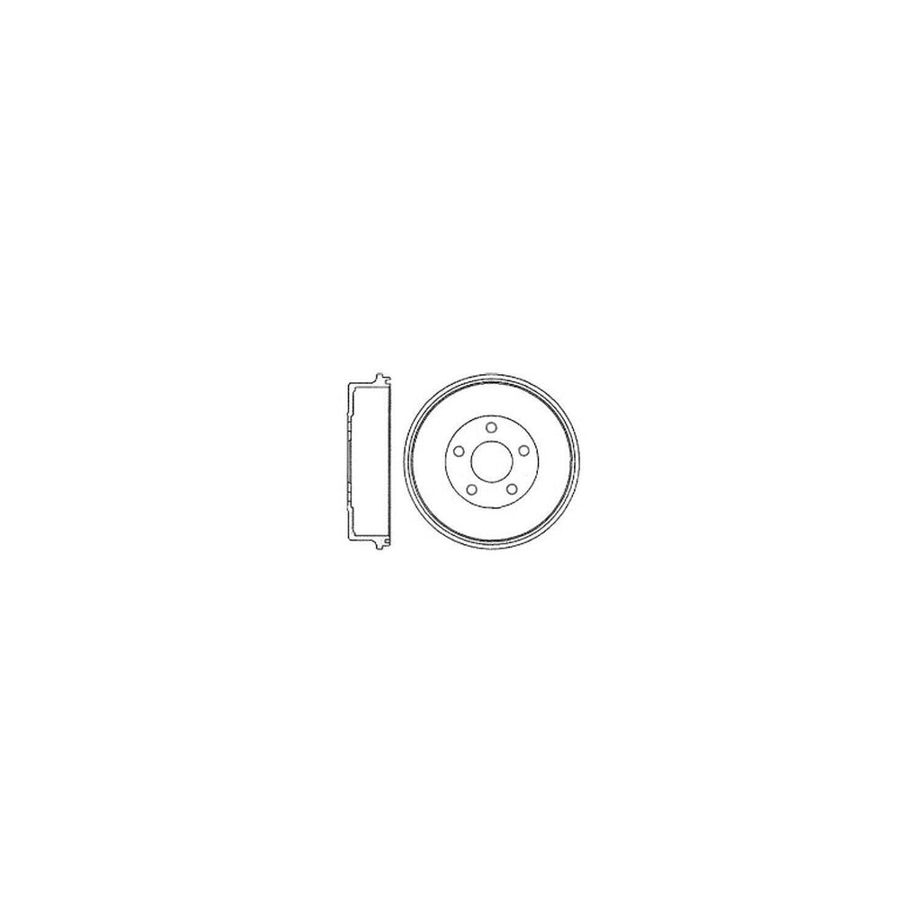 Centric Brake Drum for Escape, Tribute, Mariner 122.65046