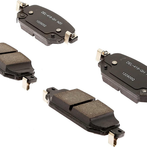 Gold 17D2042CF1 Ceramic Rear Disc Brake Pad Kit