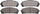 ADVICS AD1324 Ultra-Premium Front Disc Brake Pad Set