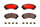 Front Disc Brake Pad Set for Rendezvous, Aztek, Venture+More (P10050N)
