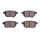 Rear Disc Brake Pad Set for Prius, Prius Prime, Corolla+More (1551-1423-00)