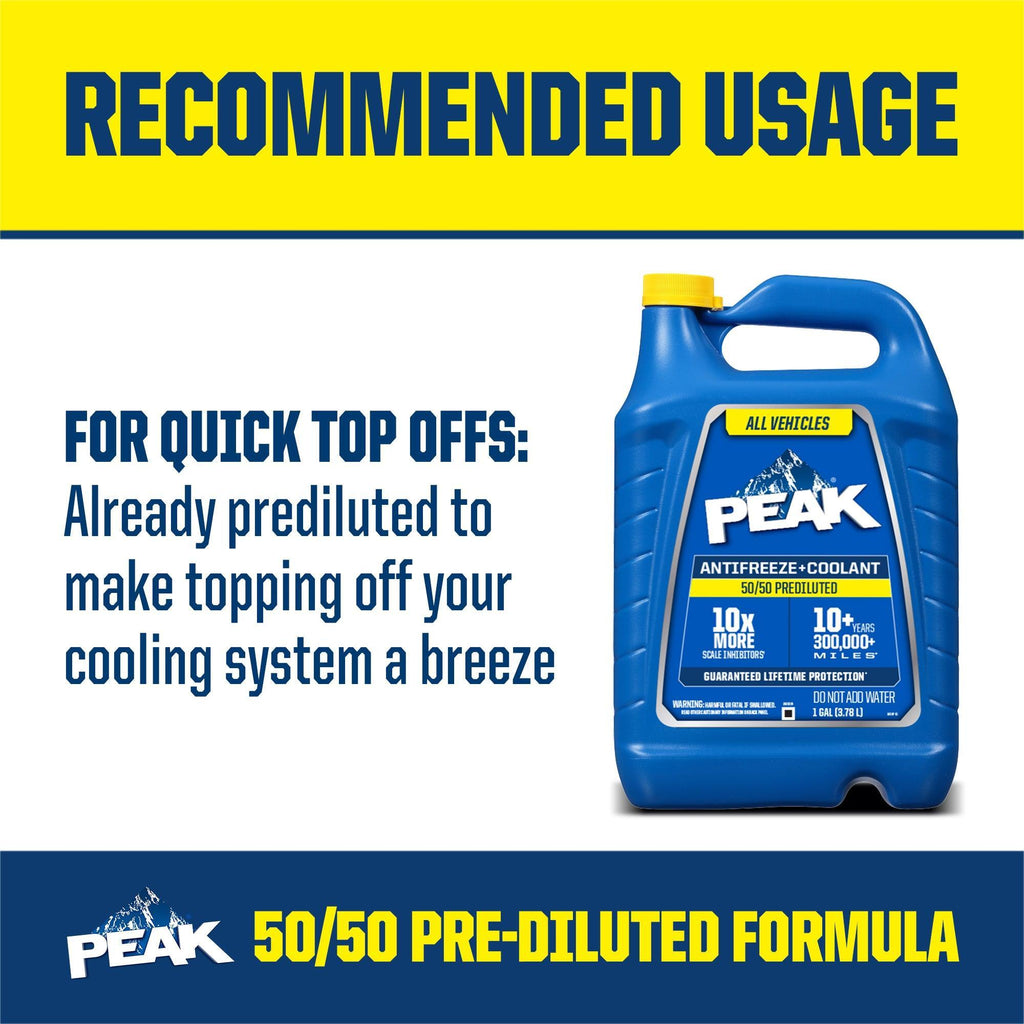 PEAK PKPB53 PREMIUM 50/50 Antifreeze + Coolant