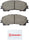 Brembo Front Disc Brake Pad Set for Q50, Q60, QX50, Rogue (P56106N)
