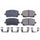 Power Stop - Front Z17 Low-Dust Ceramic Brake Pads with Hardware for Vibe, Corol