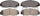 ADVICS AD1276 Disc Brake Pad Set