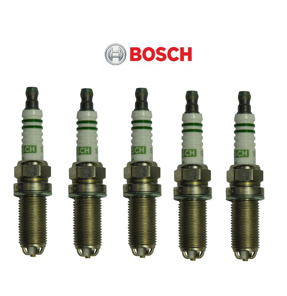 Set of 5 Spark Plugs Bosch for Volvo S40 V50 2004 2005 2006 2007-2010