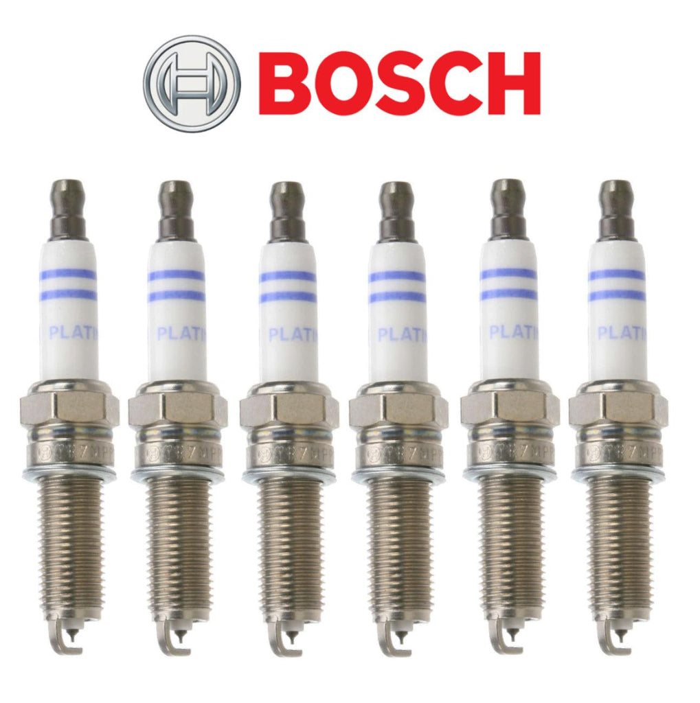 OEM Spark Plug Double Platinum Plug (6Pcs) Bosch for Mercedes V6 Gas