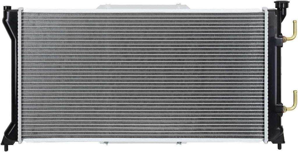 OEM-RA-1839 OE Style Bolt-On Aluminum Core Radiator Compatible with 95-99 Legacy 2.2 2.5 AT/MT,26-3/8" W X 14-5/16" H X 5/8" D, 1-1/2" Inlet / 1-1/2" Outlet