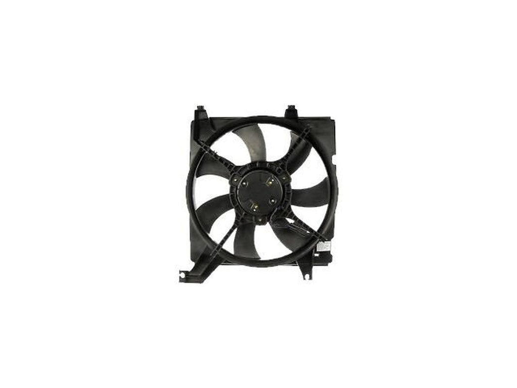 Left Auxiliary Fan Assembly - Compatible with 2003 - 2008 Hyundai Tiburon Coupe 2.7L V6 2004 2005 2006 2007