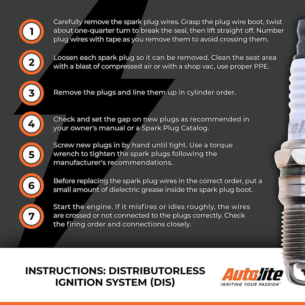 Autolite Iridium XP Automotive Replacement Spark Plugs, XP605 (4 Pack)