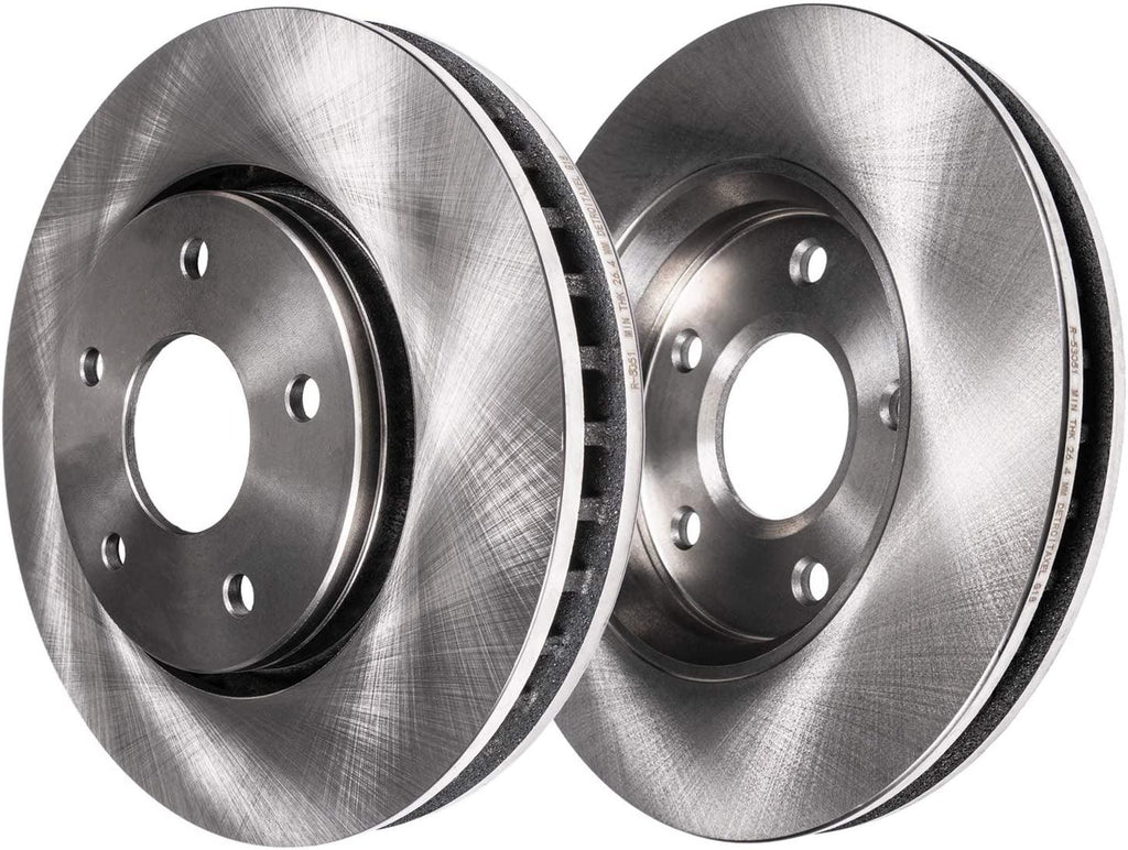 Detroit Axle - Front Brake Kit for 2003-2008 Toyota Corolla Matrix Pontiac Vibe Front Brake Rotors Ceramic Brake Pads 2004 2005 2006 2007 Replacement Brakes
