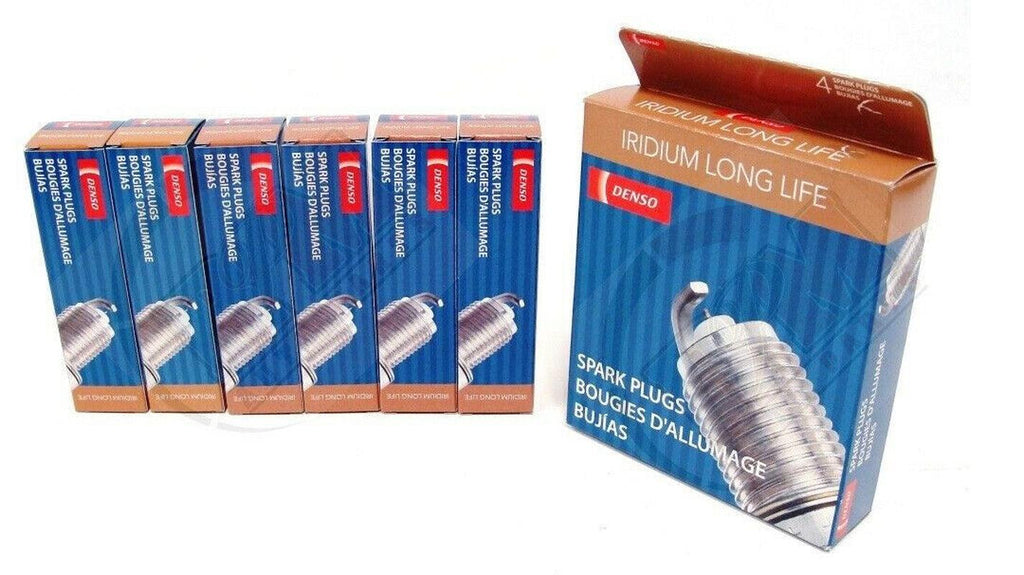 DENSO IRIDIUM LONG LIFE Spark Plugs SXU22HCR11S 3461 Set of 6