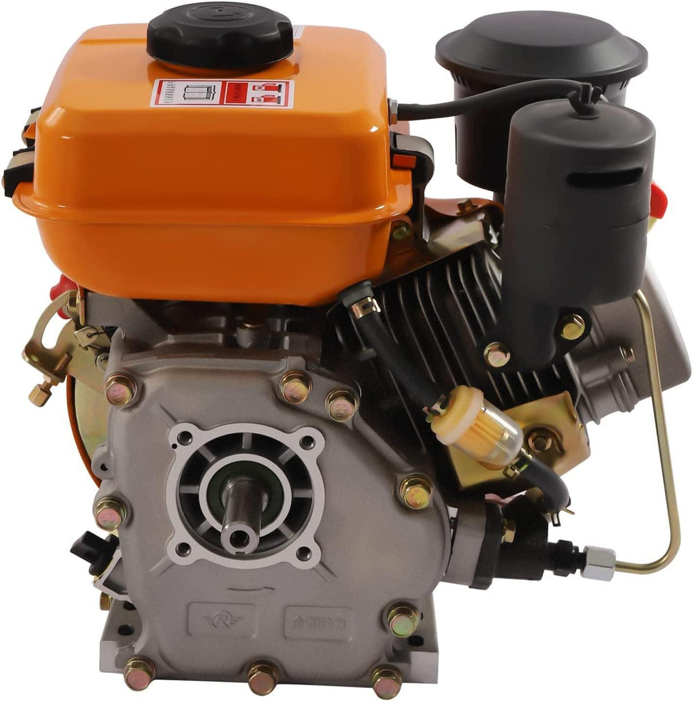 3000RPM 3HP Diesel Engine, 196CC 4 Stroke Single Cylinder Air Cooling Diesel Engine Manual Recoil Start System Diesel Motor