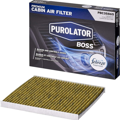 PBC35865 boss Premium Cabin Air Filter with Febreze Freshness Fits Select Hyundai and Kia