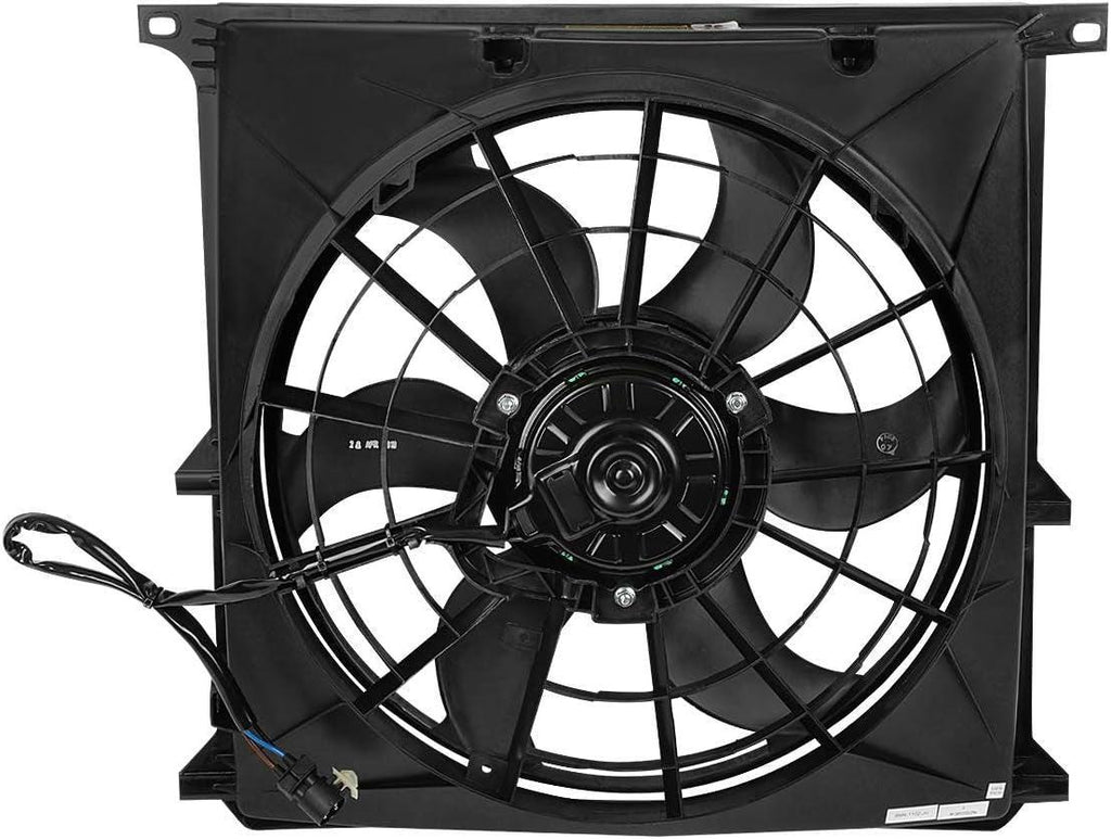 OEM-RF-0058 Factory Style Radiator Cooling Fan Cooling Efficiency Improved Direct Replacement [Compatible with 96-99 BMW 318I / 96-99 318Is / 96-99 318Ti / 96-98 Z3] Black