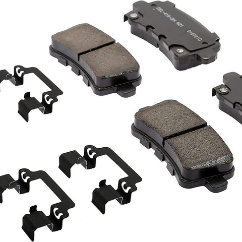 Gold 17D1430CHF2 Ceramic Rear Disc Brake Pad Kit