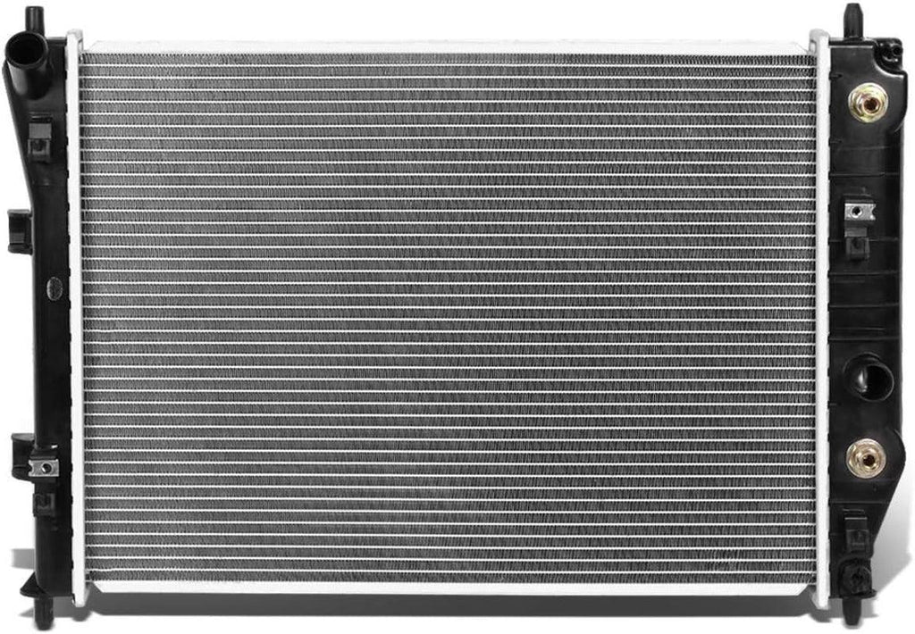 DNA Motoring  Factory Style Aluminum Radiator Compatible with 05-13 Corvette,23-7/16" W X 17-3/16" H X 1" D,1-5/16" Inlet / 1-5/16" Outlet