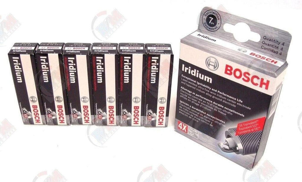 BOSCH IRIDIUM Spark Plugs FR8LII33X 9651 Set of 6