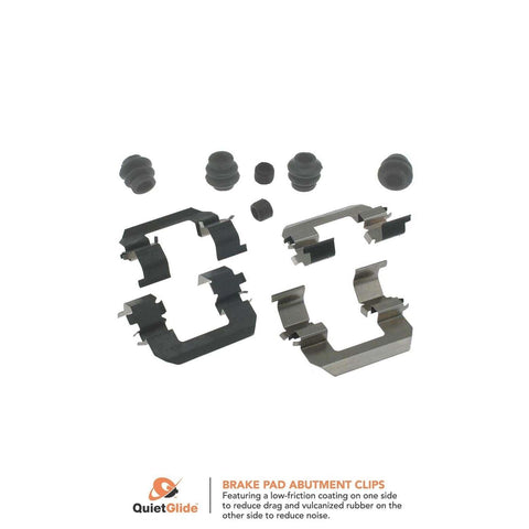 Carlson Disc Brake Hardware Kit for Azera, Sonata, Sportage, Tucson 13454Q