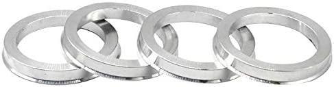 DCVAMOUS Alloy Aluminum Hub Centric Rings 110 to 78.1, Set of 4 - Performance Spigot Hubrings fit 78.1mm Vehicle Hub and 110mm Wheel Center Bore Compatible with Chevrolet Silverado 1500 GMC
