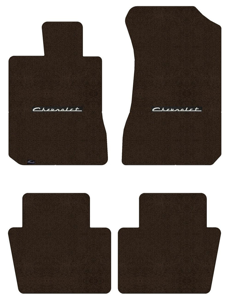 Lloyd Ultimat Front & Rear Mats for '58 Chevy Bel Air W/Silver on Black Chevy