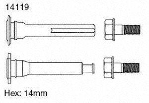 carlson Quality Brake Parts 14119 Guide Pin Kit
