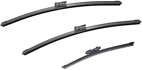 PARRATI® High Performance Premium All-Season Automotive Windshield Wipers with Rear Wiper Blades , Replacement for 2006-2011 Chevrolet HHR ,Easy to Install 18"+18"+11"(Set of 3)