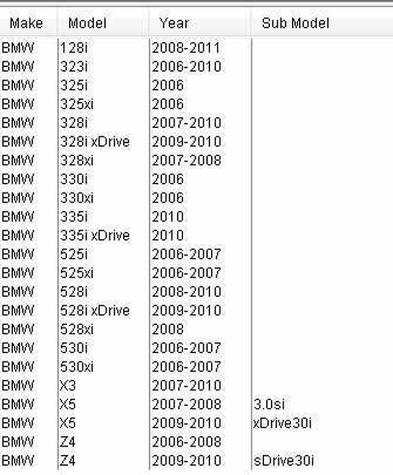 Set of 6 Spark Plugs BOSCH OEM Platinum for BMW 3-5-X Series E60 E90 N51 N52