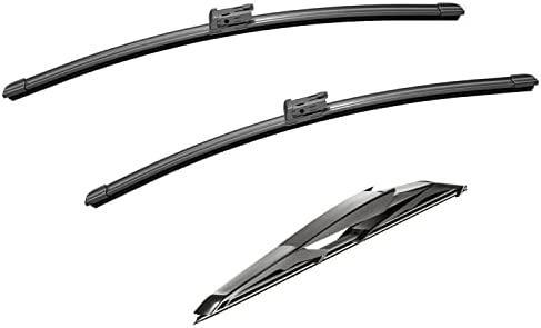 PARRATI® High Performance Premium All-Season Automotive Windshield Wipers with Rear Wiper Blades , Replacement for 2006-2011 Chevrolet HHR ,Easy to Install 18"+18"+11"(Set of 3)