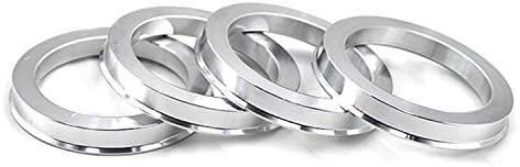 DCVAMOUS Alloy Aluminum Hub Centric Rings 73.1 to 60.1, Set of 4 - Performance Spigot Hubrings fit 60.1mm Vehicle Hub and 73.1mm Wheel Center Bore Compatible with Toyota Camry Lexus